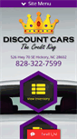 Mobile Screenshot of discountcarshickory.com